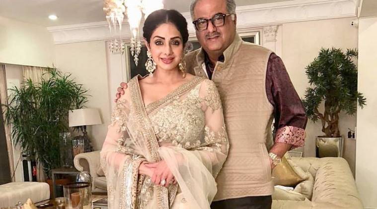   sridevi with boney kapoor 