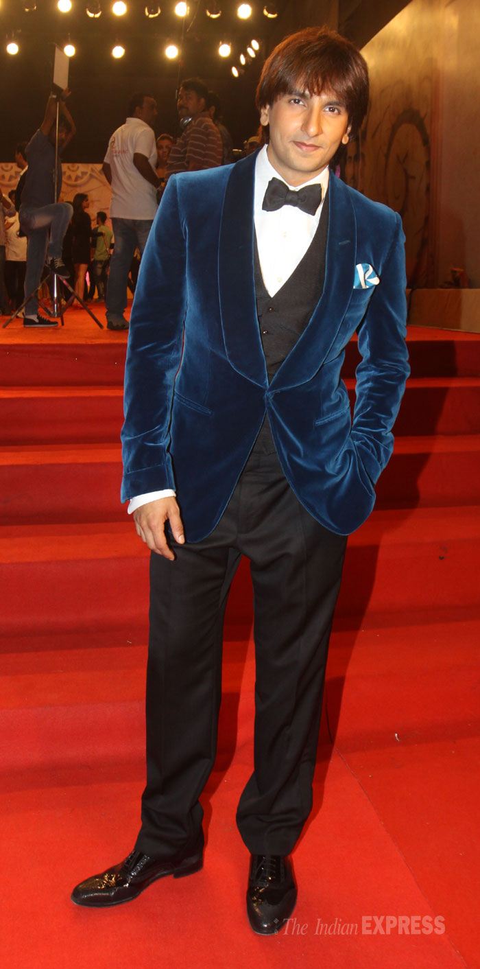 Style Decoded: Ranveer Singh pairs Tom Ford's navy velvet cocktail jacket  with matching pants and accessories