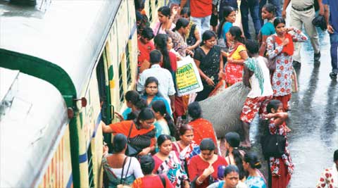 For women in Kolkata, commuting during rush-hour in trains and buses is as trying as in other cities. 