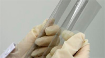 A new technique developed by researchers makes glass less brittle so that if it is dropped it simply bends. Reuters