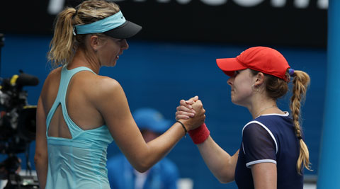 Australian Open: Inconsistent Maria Sharapova into fourth round in ...