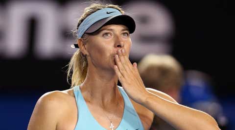 Maria Sharapova clawed her way into the Australian Open second round Tuesday with a straight-sets win over Bethanie Mattek-Sands (AP)