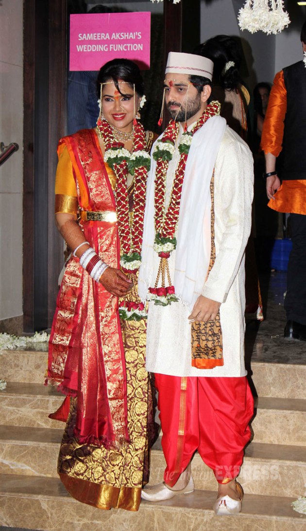 Inside pics of Sameera Reddy’s wedding and sangeet | Entertainment ...