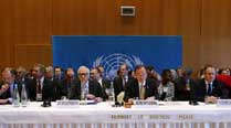 No hint of compromise as Syria peace talks enter day two