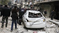 Syrian bombs in rebel-held Aleppo kill at least 15