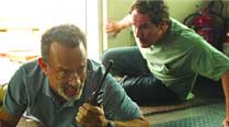 Tom Hanks and Max Martini in Captain Phillips