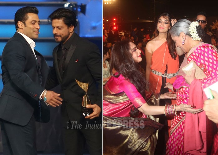 SRK-Salman, Rekha-Jaya Bachchan, Others Hug And Make Up | Entertainment ...