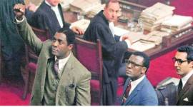 Idris Elba and Tony Kgoroge in Mandela: Long Walk To Freedom