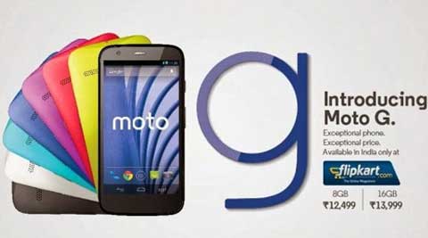 Moto G's 16 GB version, priced at Rs 13,999, was sold out in the first 15 minutes of the launch.
