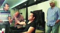 Emraan Hashmi  gets ready to don the  evil look as Vikram Bhatt  looks on