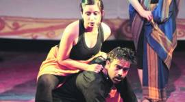 A scene from the play 