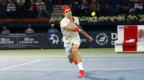 Roger Federer wants to do well in Dubai to show his Australian open semi-final last month represented a step forward and not backwards (Reuters)