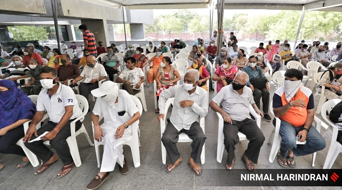 Asked about people’s resentment at the sense of helplessness, a Union Minister said: “People understand that oxygen and vaccines cannot be arranged overnight in these dire situations.”
 (Express Photo by Nirmal Harindran)