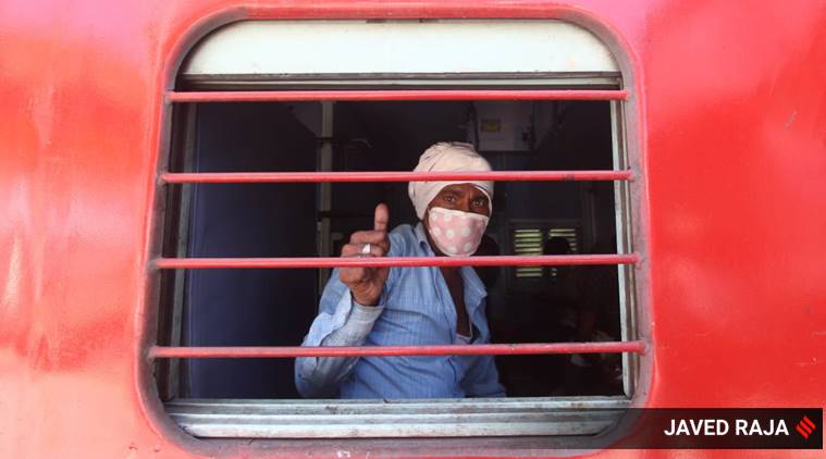 Coronavirus, Coronavirus lockdown, India lockdown, Migrants lockdown, Coronavirus india lockdown, migrants on train, sharmik trains