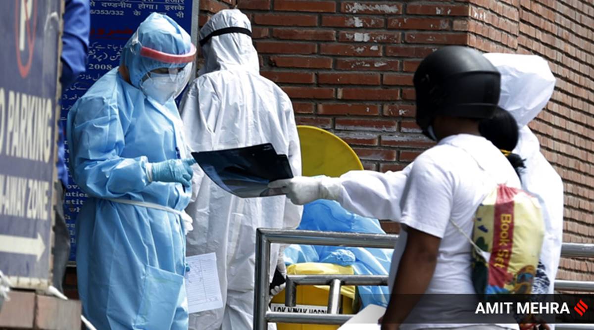 Coronavirus India, ICMR, Coronavirus treatment, COVID 19, COVID vaccine, Coronavirus treatment, covid testing kit, Migrants covid test, Indian Express