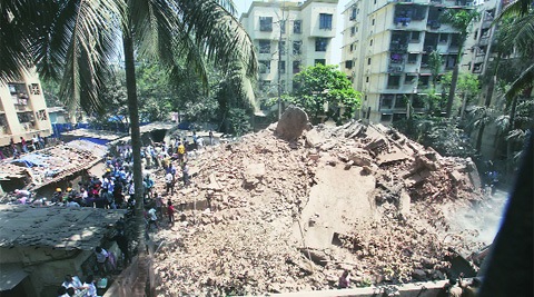 Victims are at present accommodated at the housing society offices of neighbouring buildings and vacant rooms. (Express)