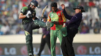 ICC World Twenty20: Ton-up Ahmed Shehzad powers Pakistan to thumping win