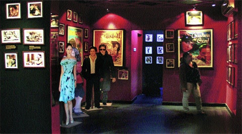 The Bollywood-themed museum, which is part of the tour, has some rare candid pictures of Hindi film stars. (Amit Chakravar)