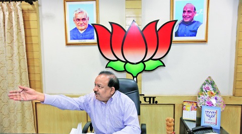 Harsh Vardhan will kick off his campaigning from Turkman Gate. (Ravi Kanojia)