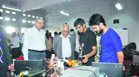 The laboratory, for which the 1975 batch has pledged  Rs 2 crore, is managed by students and is open 24 hours. (Express)