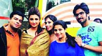 Parineeti Chopra looks striking with her streaked hair as she poses with her fans, right after a shot
