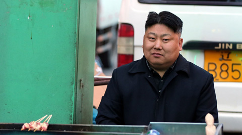 A Chinese Street Vendor Who Resembles N Korean Leader Kim Jong Un World News The Indian Express