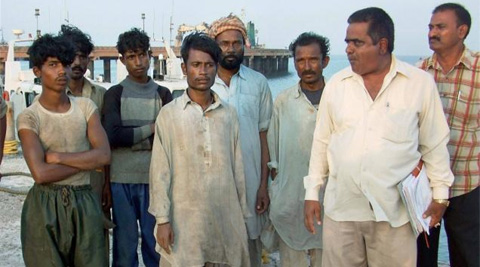  This is second such incident within span of around a month, on Feb 2, the Coast Guard had arrested 17 Pakistani fishermen. (PTI) 