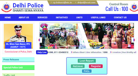 Delhi Police prides itself on its online capabilities. IE photos