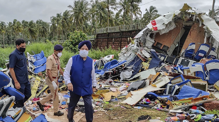 kerala air crash, kerala plane crashlanding, kozhikode airport plane skid off, kerala tabletop airport