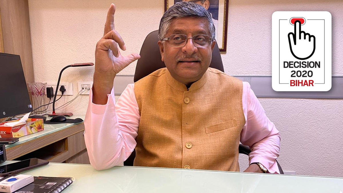 Union Minister and the BJP MP from Patna Sahib Ravi Shankar Prasad (Express Photo)
