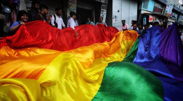 India sports rainbow colours