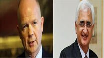 Salman Khurshid holds bilateral talks with UK Foreign Secretary William Hague