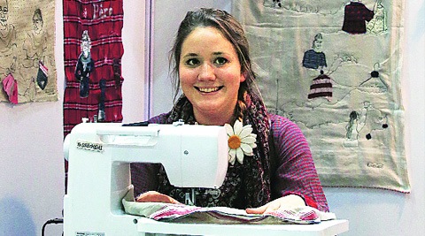 Harriet Riddell at work.