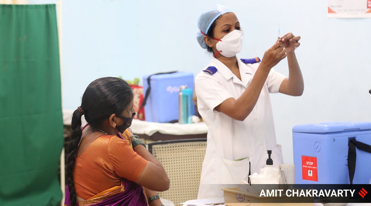 mumbai coronavirus cases, mumbai covid-19 cases, mumbai news, mumbai vaccination, india news, indian express