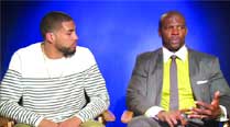 Arian Foster and Terry Crews