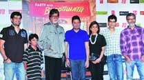 Abhay Chopra, Parth Bhalerao, Amitabh Bachchan, Bhushan Kumar, Renu Ravi Chopra, Kapil Chopra and Nitish Tiwary 