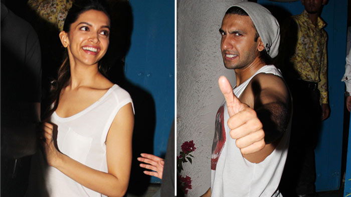 Rumoured Lovers Deepika Padukone Ranveer Singhs Sunday Dinner Date