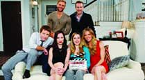 (Clockwise from left) Kevin Connolly,  Rick Donald, James Van Der Beek, Brooklyn Decker, Majandra Delfino, Zoe Lister-Jones