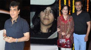 Jeetendra’s birthday dinner with his sister and daughter Ekta Kapoor