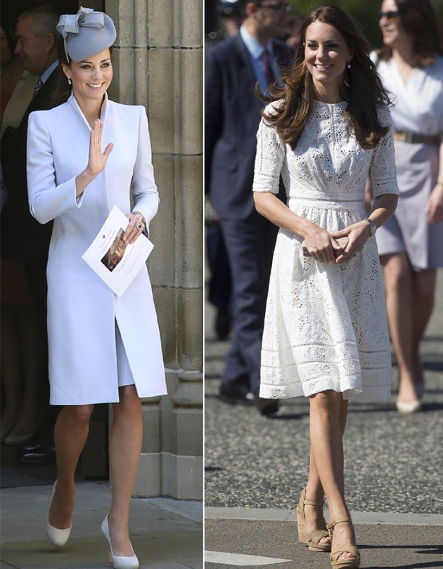 Kate Middleton is elegant in Alexander McQueen for Easter ...