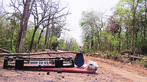 The remains of the ambulance.Ashutosh Bhardwaj