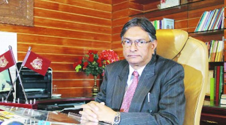 Talat Ahmad is currently the V-C of university of Kashmir.