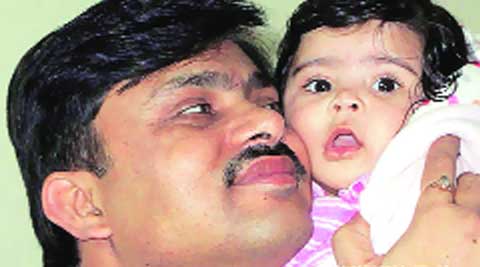 Pankaj Gupta with daughter Liveshiya.