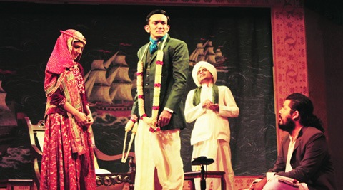 A scene from Maro Piyu Gayo Rangoon, which travels to the Globe Theatre, London.