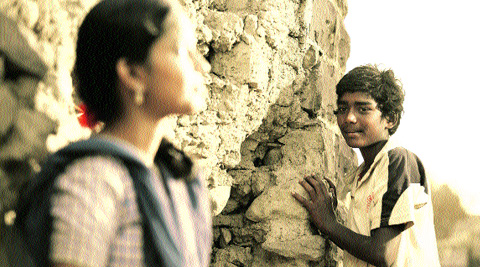 Somnath Avghade in a still from Fandry.