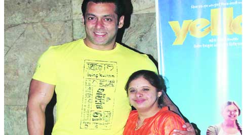 Salman Khan with Gauri Gadgil