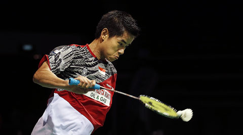 Simon Santoso is ranked 58th in the world (AP)