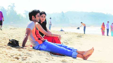 Vaibbhav Tatwawdi and Mrunal Thakur in a still from Surajya