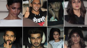 ‘2 States’ star-studded screening: Deepika, Sonam, Ranveer, Shahid, Alia, Arjun