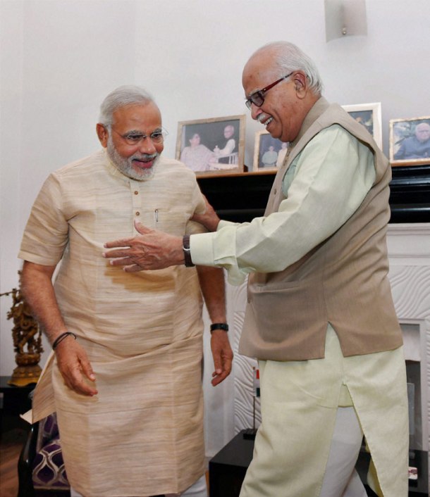 PHOTOS: Narendra Modi meets L K Advani | The Indian Express